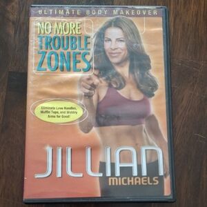 🎁Fitness DVD: JILLIAN MICHAELS, NO MORE TROUBLE ZONES, Ultimate Body Makeover